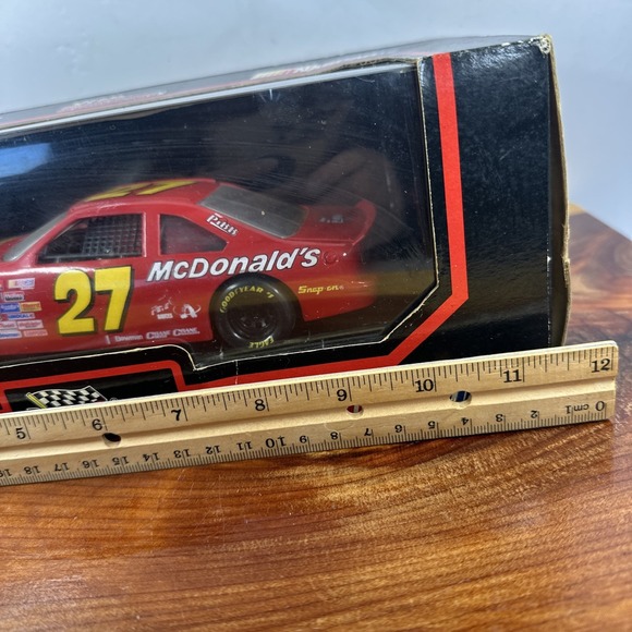 1992 Edition Racing Champions 1:24 McDonald's #27 Nascar‎ Jimmy Spencer - Picture 7 of 8